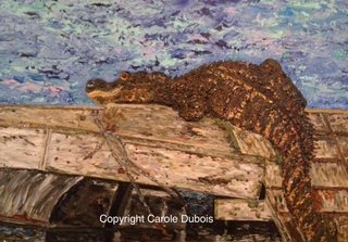 Aligator sur radeau - Aligator on raft